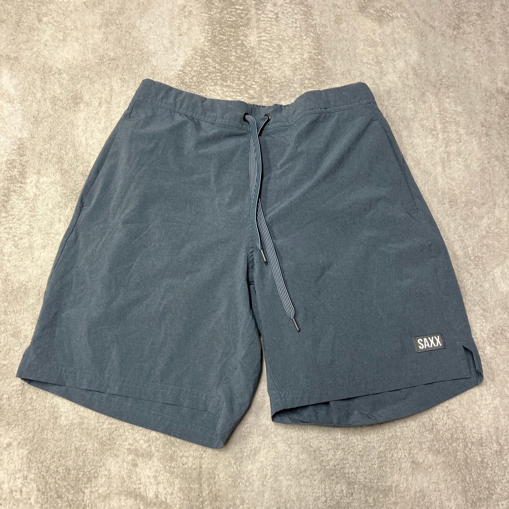 SAXX Shorts Sport 2 Life 2N1 Ballpark Pouch 7" Charcoal Grey Mens Size S